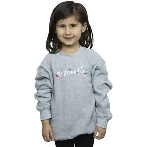 Disney Girl's Encanto Logo Sweatshirt in Grey Size: 7-8 Years Grey 7-8 Years Disney Girl's Encanto Logo Sweatshirt in Grey Size: 7-8 Years Grey 7-8 Years