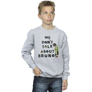 Disney Boy's Encanto We Dont Talk About Bruno Boy Sweatshirt in Grey Size: 9 Years Grey 9 Years Disney Boy's Encanto We Dont Talk About Bruno Boy Sweatshirt in Grey Size: 9 Years Grey 9 Years