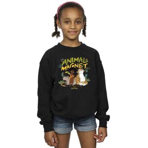 Disney Girl's Encanto Animal Magnet Sweatshirt in Black Size: 12-13 Years Black 12-13 Years Disney Girl's Encanto Animal Magnet Sweatshirt in Black Size: 12-13 Years Black 12-13 Years