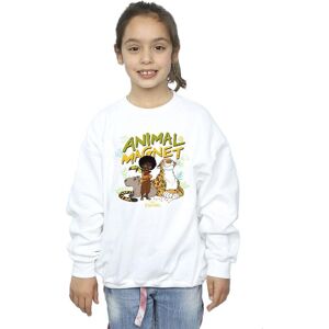 Disney Encanto Animal Magnet Sweatshirt - Girl's White 12-13 yrs Disney Encanto Animal Magnet Sweatshirt - Girl's White 12-13 yrs