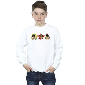 Disney Boy's Encanto Family Line Sweatshirt in White Size: 7-8 Years White 7-8 Years Disney Boy's Encanto Family Line Sweatshirt in White Size: 7-8 Years White 7-8 Years