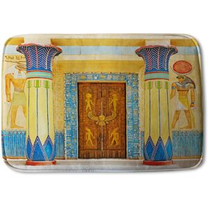 Benjamin Tate Design Ancient Egyptian Writing Soft Bathmat in Yellow Yellow Benjamin Tate Design Ancient Egyptian Writing Soft Bathmat in Yellow Yellow