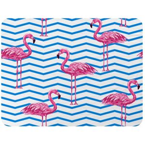 Benjamin Tate Design Flamingo & Blue Geometric Lines Blanket in Natural Size: 120 cm x 150 cm Natural 120 cm x 150 cm Benjamin Tate Design Flamingo & Blue Geometric Lines Blanket in Natural Size: 120 cm x 150 cm Natural 120 cm x 150 cm