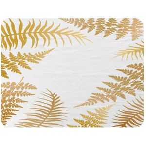 Benjamin Tate Design Gold Fern Blanket in Natural Size: 120 cm x 150 cm Natural 120 cm x 150 cm Benjamin Tate Design Gold Fern Blanket in Natural Size: 120 cm x 150 cm Natural 120 cm x 150 cm