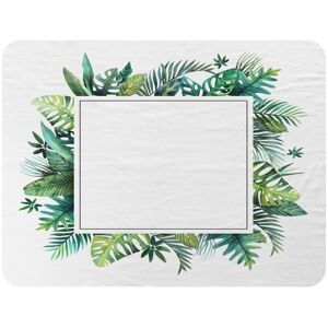 Benjamin Tate Design Square Botanical Border Blanket in Natural Size: 120 cm x 150 cm Natural 120 cm x 150 cm Benjamin Tate Design Square Botanical Border Blanket in Natural Size: 120 cm x 150 cm Natural 120 cm x 150 cm