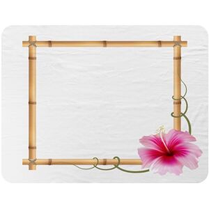 Benjamin Tate Design Bamboo Border Blanket in Natural Size: 120 cm x 150 cm Natural 120 cm x 150 cm Benjamin Tate Design Bamboo Border Blanket in Natural Size: 120 cm x 150 cm Natural 120 cm x 150 cm