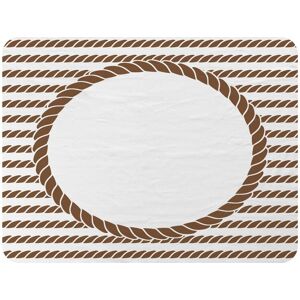 Benjamin Tate Design Rope Border Blanket in Natural Size: 120 cm x 150 cm Natural 120 cm x 150 cm Benjamin Tate Design Rope Border Blanket in Natural Size: 120 cm x 150 cm Natural 120 cm x 150 cm