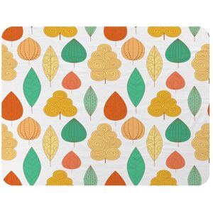 Benjamin Tate Design Decorative Leaves Blanket in Natural Size: 120 cm x 150 cm Natural 120 cm x 150 cm Benjamin Tate Design Decorative Leaves Blanket in Natural Size: 120 cm x 150 cm Natural 120 cm x 150 cm