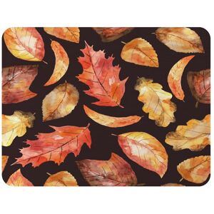 Benjamin Tate Design Autumn Leaves On Black Blanket in Natural Size: 120 cm x 150 cm Natural 120 cm x 150 cm Benjamin Tate Design Autumn Leaves On Black Blanket in Natural Size: 120 cm x 150 cm Natural 120 cm x 150 cm