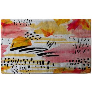 Benjamin Tate Design Abstract Fall Pattern In Bright Autumn Colours Stylish KitchenTowel in Yellow Yellow Benjamin Tate Design Abstract Fall Pattern In Bright Autumn Colours Stylish KitchenTowel in Yellow Yellow