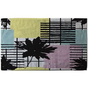 Benjamin Tate Design Geometric Shape & Leaf Print Stylish KitchenTowel in Yellow Yellow Benjamin Tate Design Geometric Shape & Leaf Print Stylish KitchenTowel in Yellow Yellow
