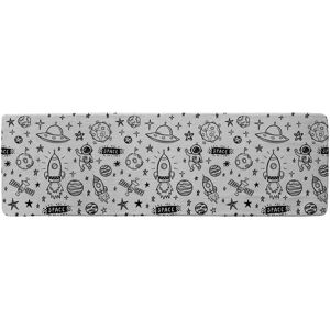 Benjamin Tate Design Doodle Space Runner Rug in Natural Size: 67 cm x 230 cm Natural 67 cm x 230 cm Benjamin Tate Design Doodle Space Runner Rug in Natural Size: 67 cm x 230 cm Natural 67 cm x 230 cm