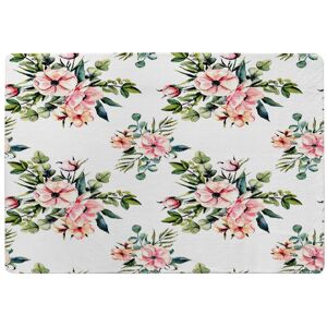 Benjamin Tate Design Watercolour Plants Rug in Natural Size: Large Natural Large Benjamin Tate Design Watercolour Plants Rug in Natural Size: Large Natural Large