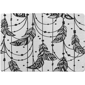 Benjamin Tate Design Hand Drawn Bohemian Chic Style Rug in Natural Size: Large Natural Large Benjamin Tate Design Hand Drawn Bohemian Chic Style Rug in Natural Size: Large Natural Large