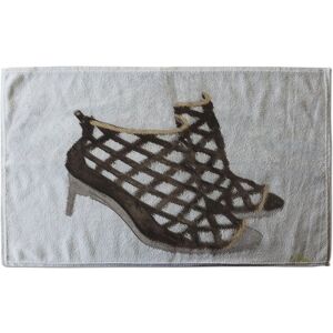 Benjamin Tate Design These Shoes Are Made For Walking Soft Bath Towel in Gold Gold Benjamin Tate Design These Shoes Are Made For Walking Soft Bath Towel in Gold Gold