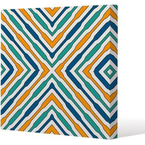 Benjamin Tate Design Ethnic geometric figures (Canvas Print) / 127 x 127 x 4cm in Natural Size: 127 x 127 x 4 cm Natural 127 x 127 x 4 cm Benjamin Tate Design Ethnic geometric figures (Canvas Print) / 127 x 127 x 4cm in Natural Size: 127 x 127 x 4 cm Natural 127 x 127 x 4 cm