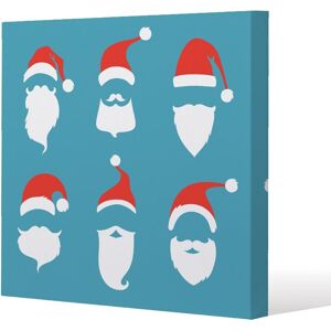 Benjamin Tate Design Santa hats (canvas) / 120x 120 x 4cm in Natural Size: 120x 120 x 4 cm Natural 120x 120 x 4 cm Benjamin Tate Design Santa hats (canvas) / 120x 120 x 4cm in Natural Size: 120x 120 x 4 cm Natural 120x 120 x 4 cm
