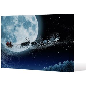 Benjamin Tate Design Magic santa's sleigh (canvas) / 31 x 41 x 4cm in Natural Size: 31 x 41 x 4 cm Natural 31 x 41 x 4 cm Benjamin Tate Design Magic santa's sleigh (canvas) / 31 x 41 x 4cm in Natural Size: 31 x 41 x 4 cm Natural 31 x 41 x 4 cm
