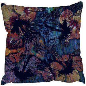 Benjamin Tate Design Decorative dark floral motif (Outdoor Cushion) Multicolor Benjamin Tate Design Decorative dark floral motif (Outdoor Cushion) Multicolor