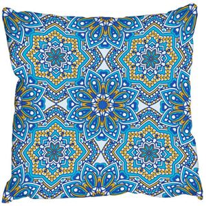 Benjamin Tate Design Cushions - Floral & geometric embellished tiles (Cushion) Multicolor Benjamin Tate Design Cushions - Floral & geometric embellished tiles (Cushion) Multicolor