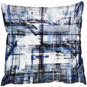 Benjamin Tate Design Cushions - Blue Grunge Pattern (Cushion) Multicolor Benjamin Tate Design Cushions - Blue Grunge Pattern (Cushion) Multicolor