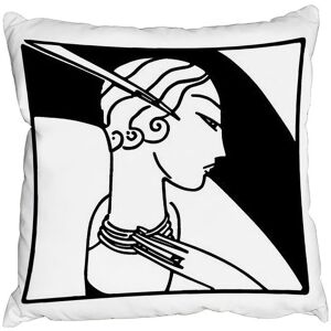 Benjamin Tate Design Cushions - Art Deco Woman (Cushion) Multicolor Benjamin Tate Design Cushions - Art Deco Woman (Cushion) Multicolor