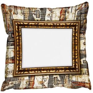 Benjamin Tate Design Cushions - Rustic Egyptian Frame (Cushion) Multicolor Benjamin Tate Design Cushions - Rustic Egyptian Frame (Cushion) Multicolor