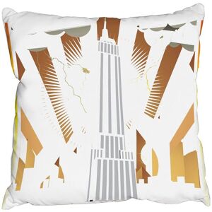 Benjamin Tate Design Cushions - Art Deco Skyscraper (Cushion) Multicolor Benjamin Tate Design Cushions - Art Deco Skyscraper (Cushion) Multicolor