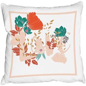 Benjamin Tate Design Cushions - Love & Flowers (Cushion) Multicolor Benjamin Tate Design Cushions - Love & Flowers (Cushion) Multicolor