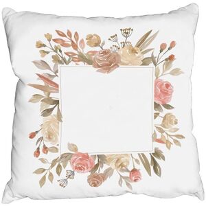 Benjamin Tate Design Cushions - Flower Border (Cushion) Multicolor Benjamin Tate Design Cushions - Flower Border (Cushion) Multicolor