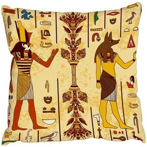 Benjamin Tate Design Cushions - Egyptian gods & ancient egyptian hieroglyphs (Cushion) Multicolor Benjamin Tate Design Cushions - Egyptian gods & ancient egyptian hieroglyphs (Cushion) Multicolor