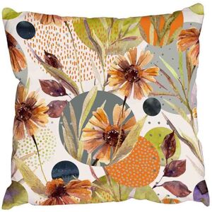 Benjamin Tate Design Cushions - Autumn Flowers & Leaves (Cushion) Multicolor Benjamin Tate Design Cushions - Autumn Flowers & Leaves (Cushion) Multicolor