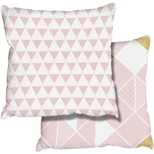 Benjamin Tate Design Pink Geometric Collection (Cushion) Multicolor Benjamin Tate Design Pink Geometric Collection (Cushion) Multicolor
