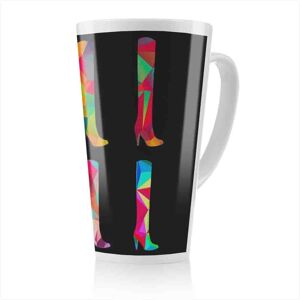 Benjamin Tate Design Geometric Boots Latte Mug in Natural Size: 100 cm Natural 100 cm Benjamin Tate Design Geometric Boots Latte Mug in Natural Size: 100 cm Natural 100 cm