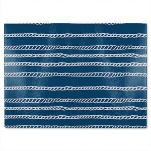 Benjamin Tate Design White Rope Glass Chopping Board in Natural Natural Benjamin Tate Design White Rope Glass Chopping Board in Natural Natural