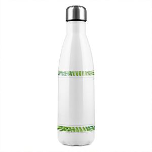Benjamin Tate Design Botanical Border Stainless Steel Bottle in Natural Natural Benjamin Tate Design Botanical Border Stainless Steel Bottle in Natural Natural