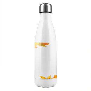 Benjamin Tate Design Yellow Autumn Border Stainless Steel Bottle in Natural Natural Benjamin Tate Design Yellow Autumn Border Stainless Steel Bottle in Natural Natural