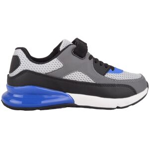 ABSOLUTE FOOTWEAR Men's Childrens Touch & Close Sports Trainer with Elasticated Laces in Grey Size: 1 Grey 1 ABSOLUTE FOOTWEAR Men's Childrens Touch & Close Sports Trainer with Elasticated Laces in Grey Size: 1 Grey 1