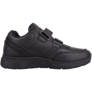 ABSOLUTE FOOTWEAR Men's Mens Faux Leather Double Touch & Close Sports Trainers in Black Size: 10 Black 10 ABSOLUTE FOOTWEAR Men's Mens Faux Leather Double Touch & Close Sports Trainers in Black Size: 10 Black 10