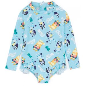 Bluey Girl's 1 Piece Swimming Costume (Kids Blue) in Blue Size: 5-6 Years Blue 5-6 Years Bluey Girl's 1 Piece Swimming Costume (Kids Blue) in Blue Size: 5-6 Years Blue 5-6 Years