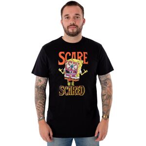 SpongeBob SquarePants Short Sleeved T-Shirt (Adult Black) in Black Size: 2XL Black 2XL SpongeBob SquarePants Short Sleeved T-Shirt (Adult Black) in Black Size: 2XL Black 2XL