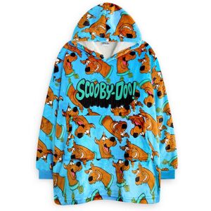 Scooby Doo Men's Blanket Hoodie (Kids Blue) in Blue Blue One Size Scooby Doo Men's Blanket Hoodie (Kids Blue) in Blue Blue One Size
