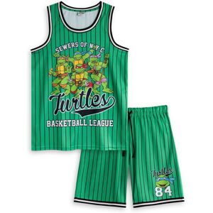 Teenage Mutant Ninja Turtles Men's Adult 2 Piece Basketball Set (Mens Green) in Green Size: XL Green XL Teenage Mutant Ninja Turtles Men's Adult 2 Piece Basketball Set (Mens Green) in Green Size: XL Green XL