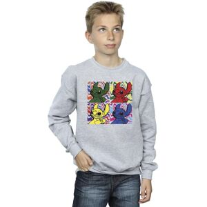 Disney Boy's Lilo & Stitch Pop Art Sweatshirt in Grey Size: 3-4 Years Grey 3-4 Years Disney Boy's Lilo & Stitch Pop Art Sweatshirt in Grey Size: 3-4 Years Grey 3-4 Years