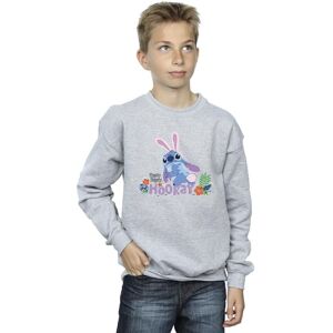 Disney Boy's Lilo & Stitch Hippity Hop Stitch Sweatshirt in Grey Size: 7-8 Years Grey 7-8 Years Disney Boy's Lilo & Stitch Hippity Hop Stitch Sweatshirt in Grey Size: 7-8 Years Grey 7-8 Years