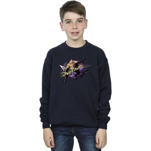 Marvel Boy's Guardians Of The Galaxy Abstract Drax Sweatshirt in Navy Size: 7-8 Years Navy 7-8 Years Marvel Boy's Guardians Of The Galaxy Abstract Drax Sweatshirt in Navy Size: 7-8 Years Navy 7-8 Years