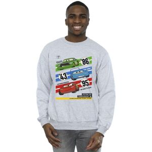 Disney Men's Cars Piston Cup Champions Sweatshirt in Grey Size: 2XL Grey 2XL Disney Men's Cars Piston Cup Champions Sweatshirt in Grey Size: 2XL Grey 2XL