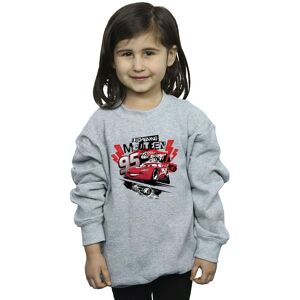 Disney Girl's Cars Lightning McQueen Collage Sweatshirt in Grey Size: 9 Years Grey 9 Years Disney Girl's Cars Lightning McQueen Collage Sweatshirt in Grey Size: 9 Years Grey 9 Years
