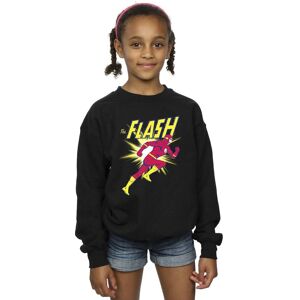 DC Comics Girl's The Flash Running Sweatshirt in Black Size: 9 Years Black 9 Years DC Comics Girl's The Flash Running Sweatshirt in Black Size: 9 Years Black 9 Years