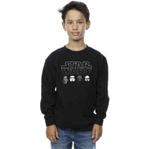 Star Wars Boy's Character Heads Sweatshirt in Black Size: 3-4 Years Black 3-4 Years Star Wars Boy's Character Heads Sweatshirt in Black Size: 3-4 Years Black 3-4 Years